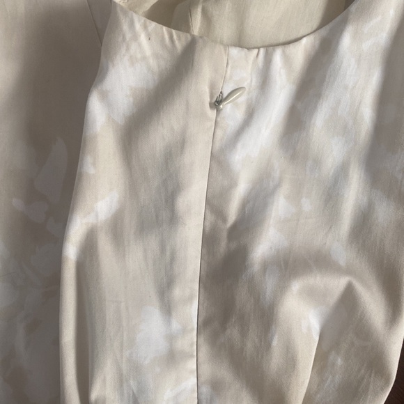 Jones New York Signature white & cream dress US14 - Picture 7 of 8
